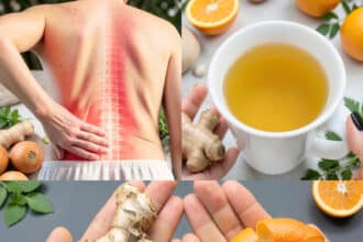 Chá de Gengibre e Casca de Laranja: Um Remédio Natural para Alívio da Dor nas Costas