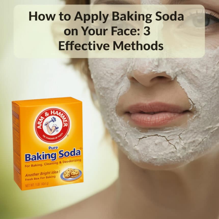 How to Apply Baking Soda on Your Face: 3 Effective Methods