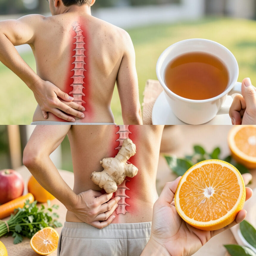 Natural Back Pain Relief: The Soothing Power of Ginger and Orange Tea