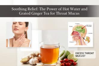 Soothing Relief: The Power of Hot Water and Grated Ginger Tea for Throat Mucus